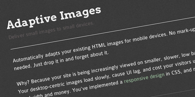 Preview image of 'Adaptive Images'
